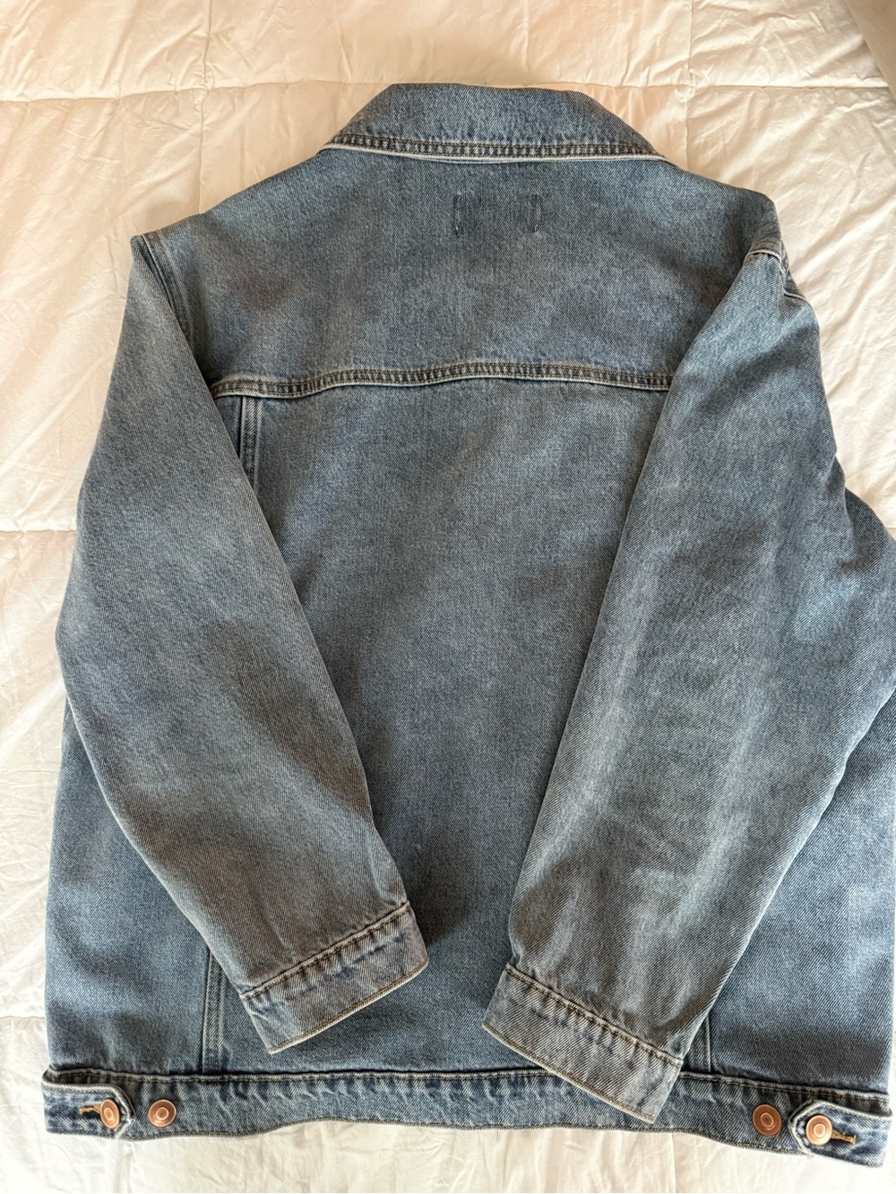 Quince Light Blue Classic Denim Jacket - Picture 2 of 5